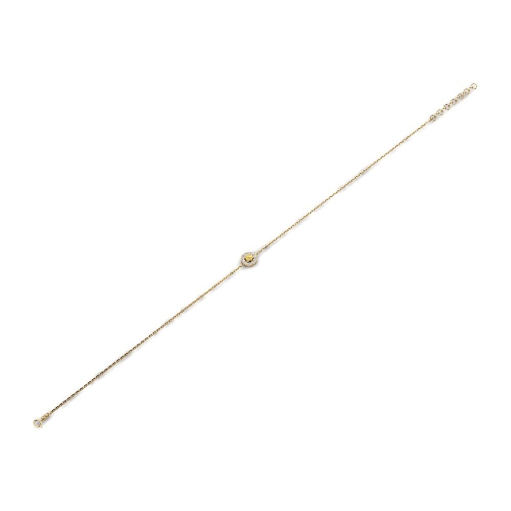 Diamante Amarillo Pulsera de Mujer Skriven