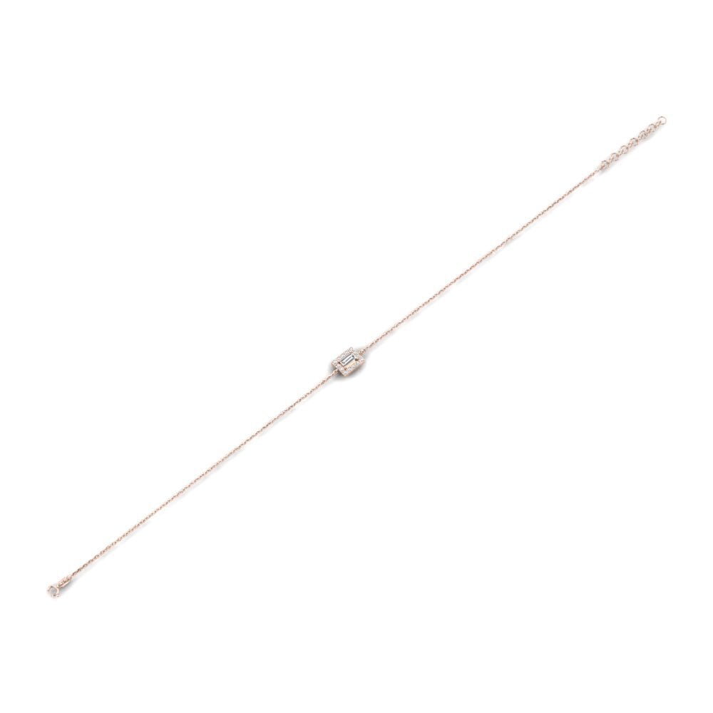 14k Oro Rosa Pulsera de Mujer Terara