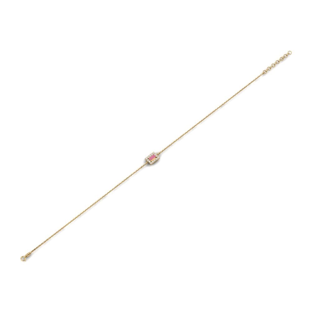Zafiro Rosado Pulsera de Mujer Terara
