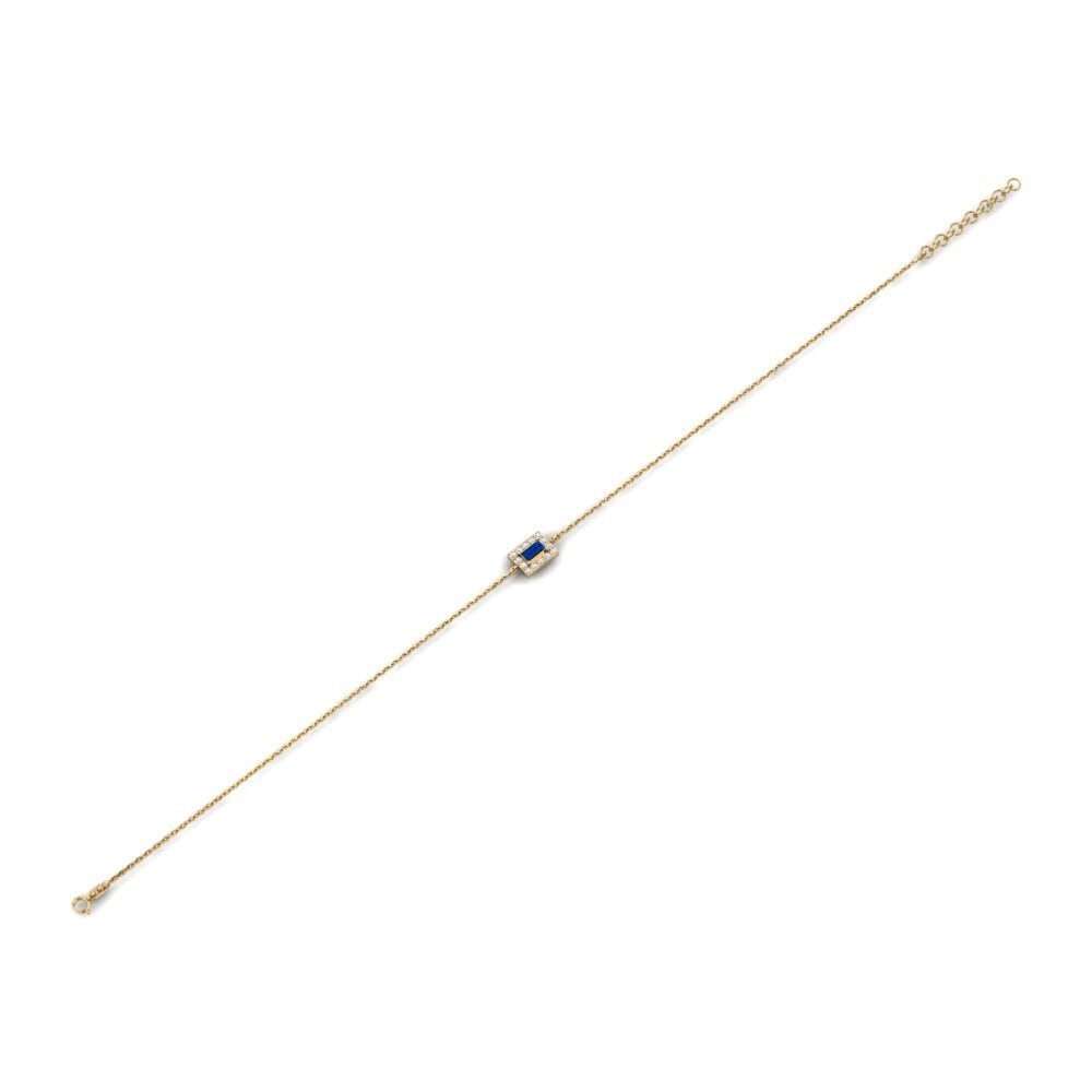 Circonita Azul Oscuro Pulsera de Mujer Terara
