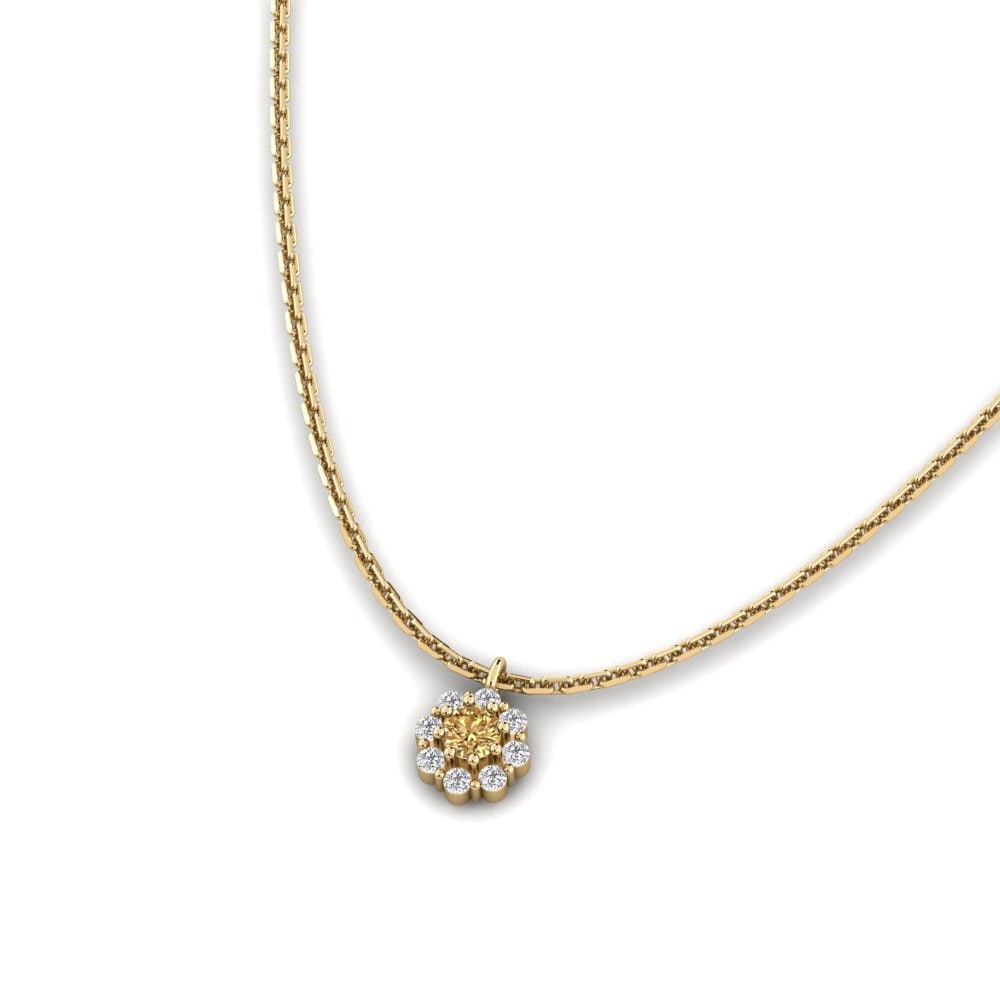 Brown Diamond Women's Pendant Urqu