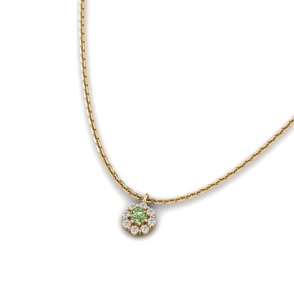 Diamante Verde Colgante de Mujer Urqu