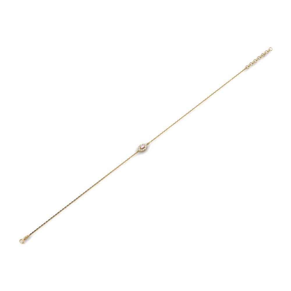 Zafiro Rosado Pulsera de Mujer Verborgen