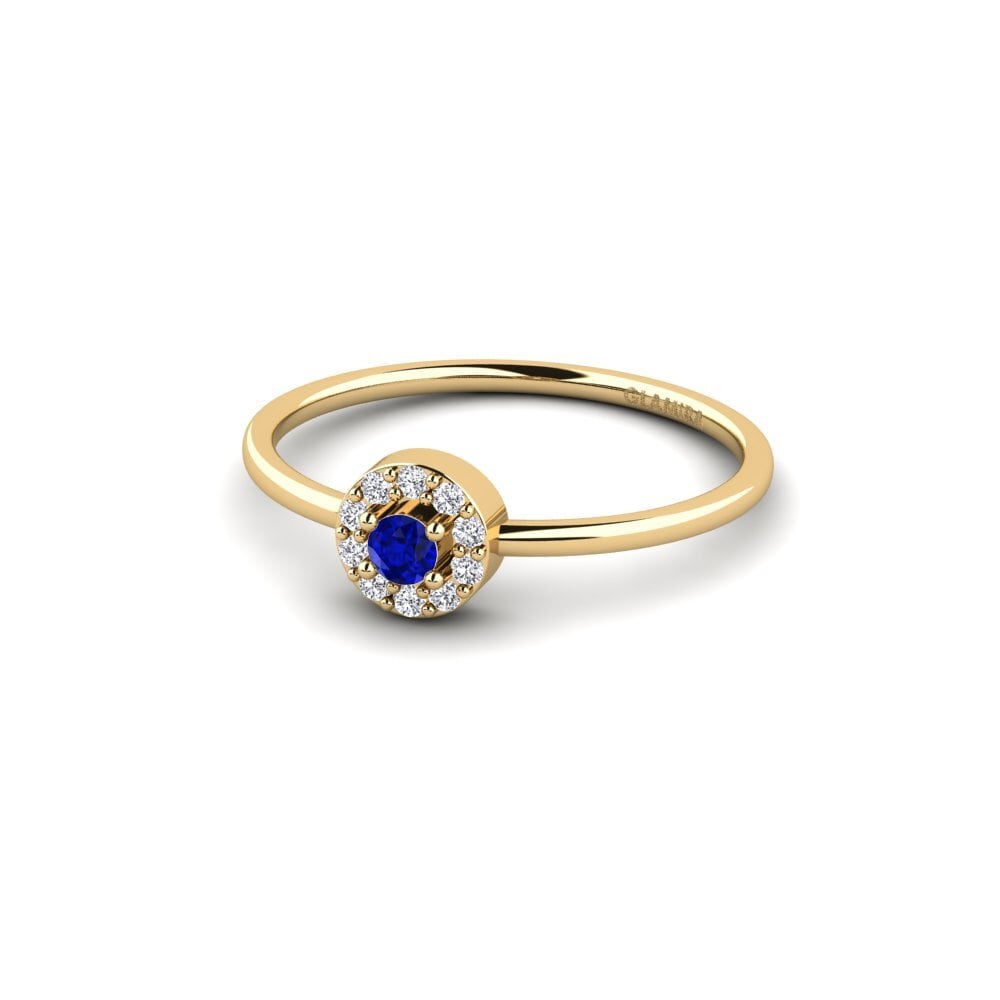 Zafiro Anillo de compromiso Yashirin