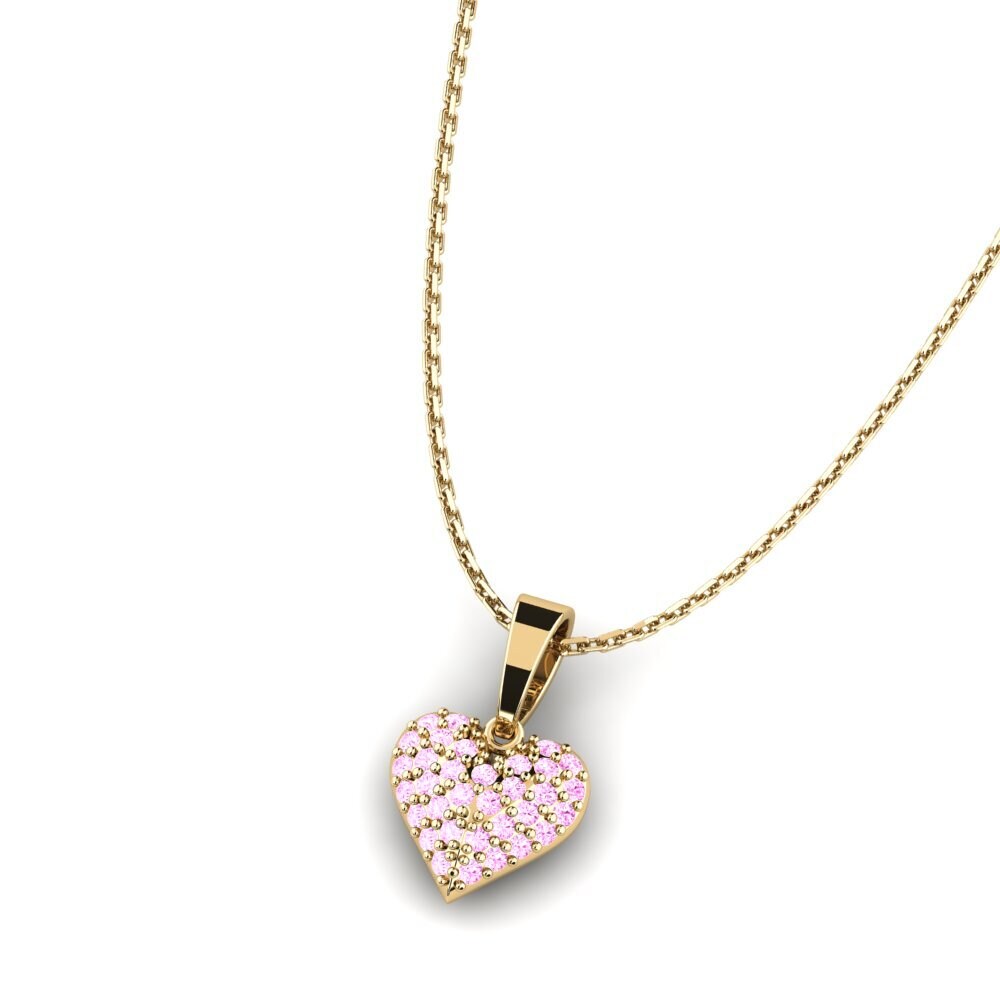Zafiro Rosado Colgante de Mujer Adelia