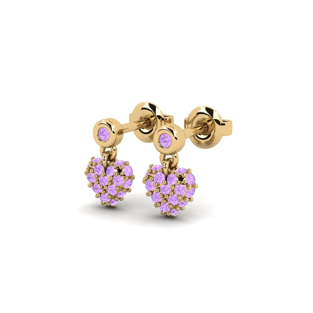 Amethyst Damen ohrring Cassy