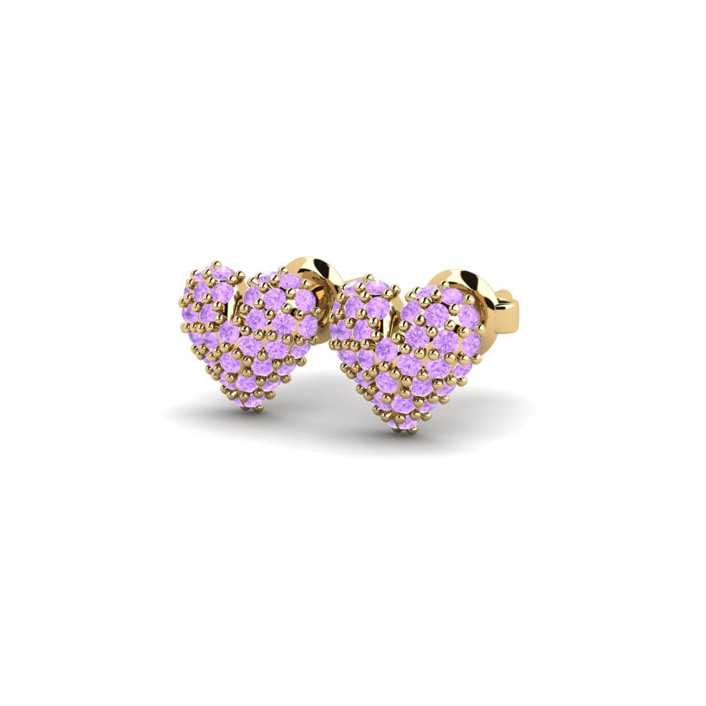 Amethyst Damen ohrring Clarsy