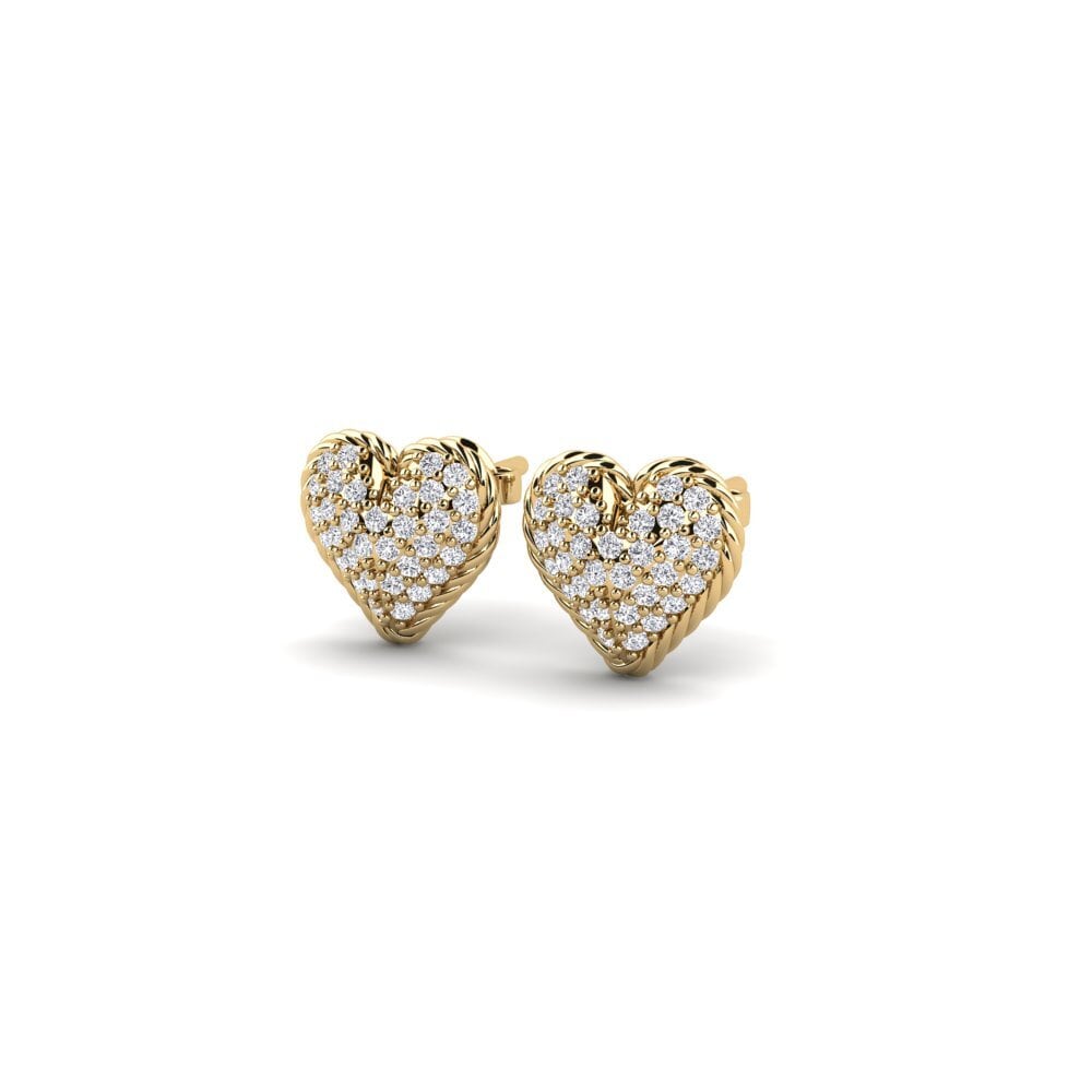 Diamant Dames Oorbellen Fericita