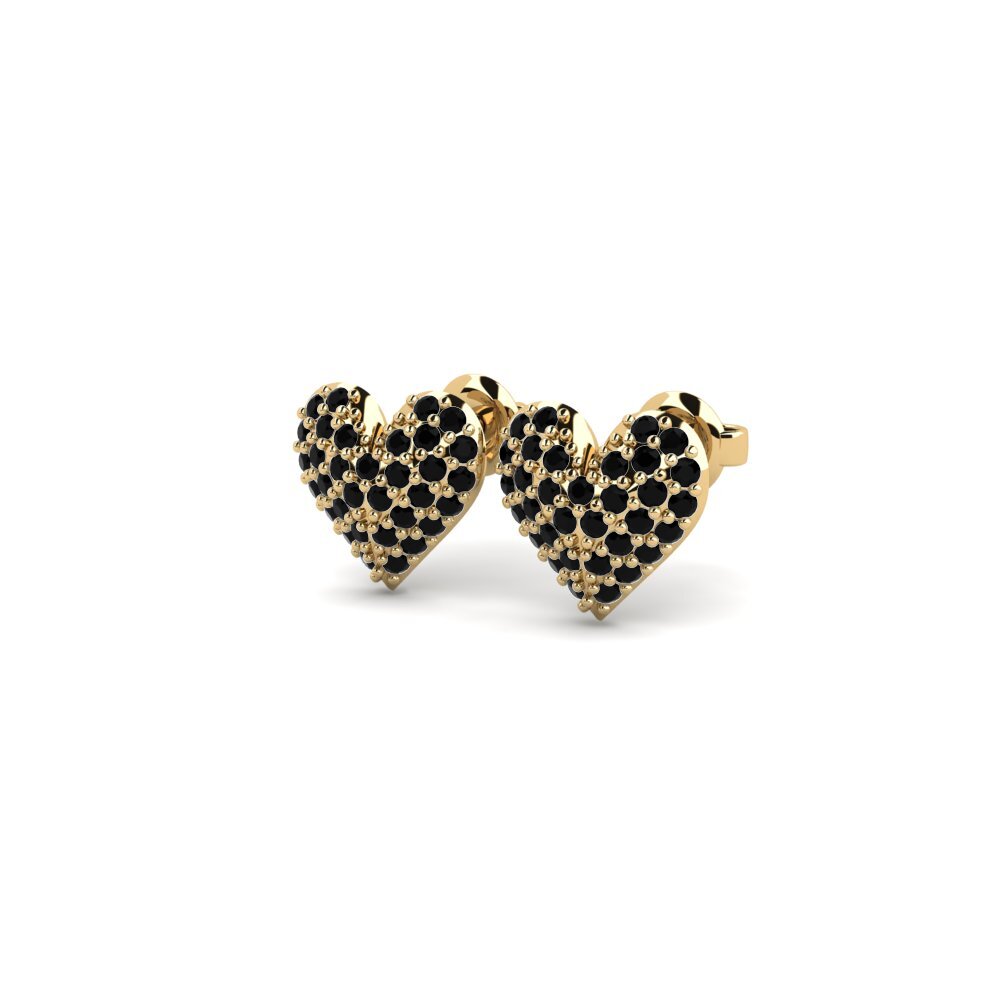 Onyx Noir Boucle d'oreille femme Gracy