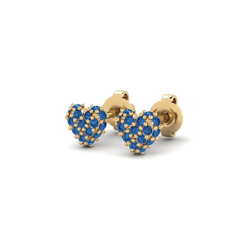 sapphire-zirconia Women's ต่างหู Henny