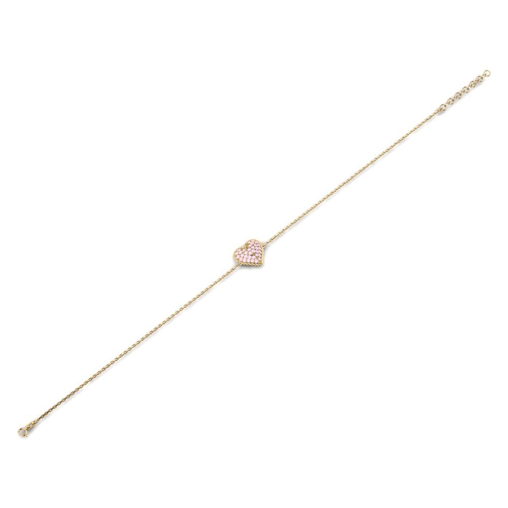 Zafiro Rosado Pulsera de Mujer Heressa