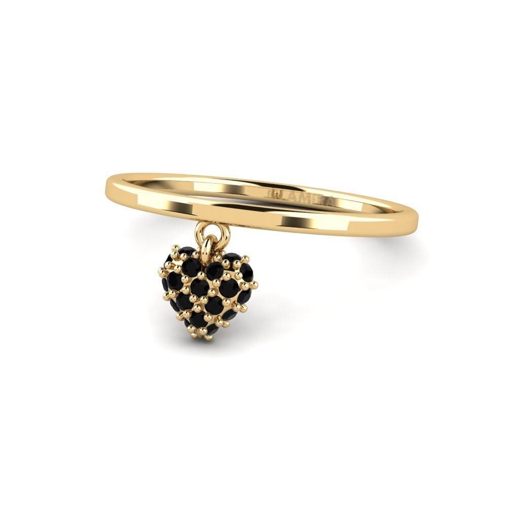 Zafiro negro Anillo Hylia