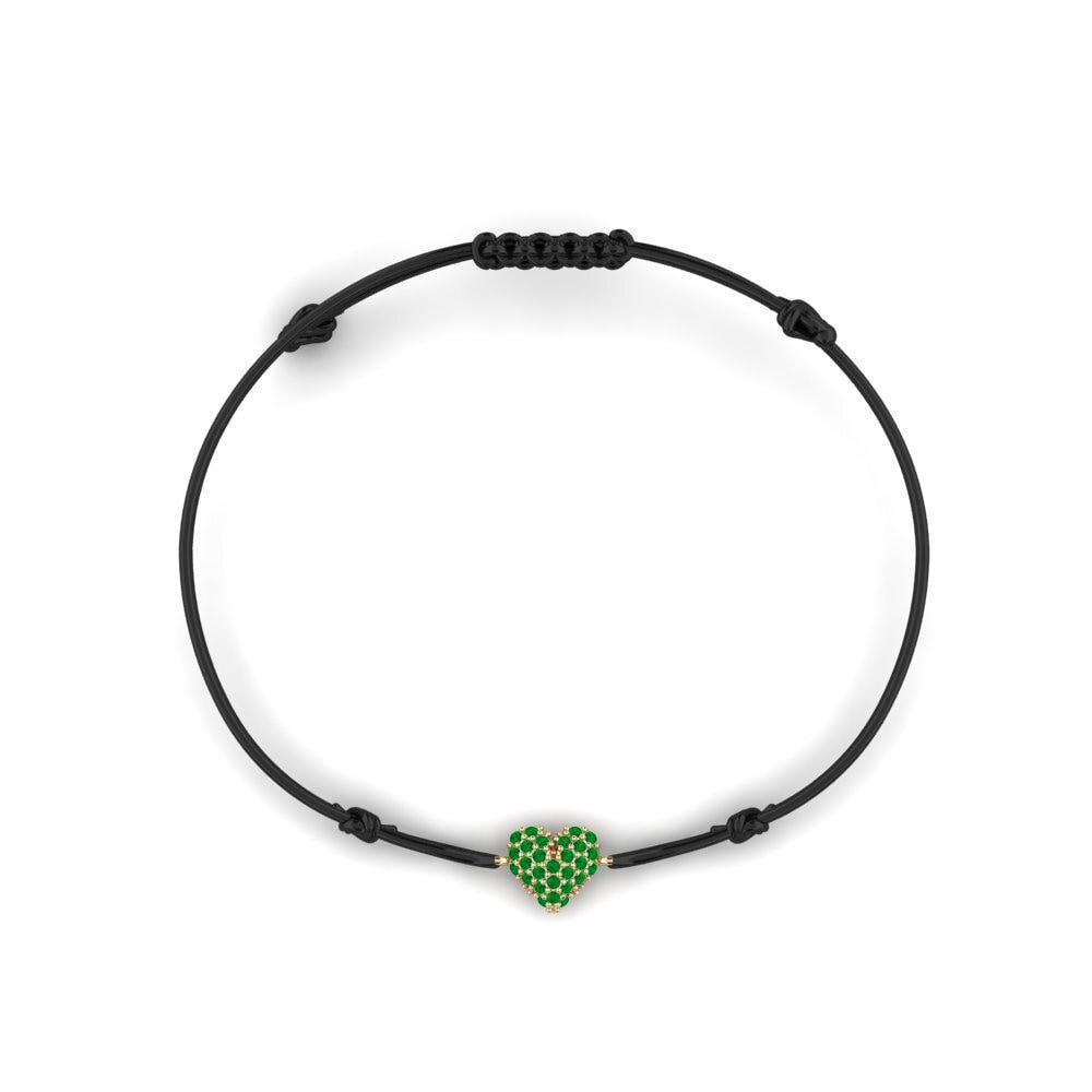 Esmeralda Pulsera de cordón Kalva