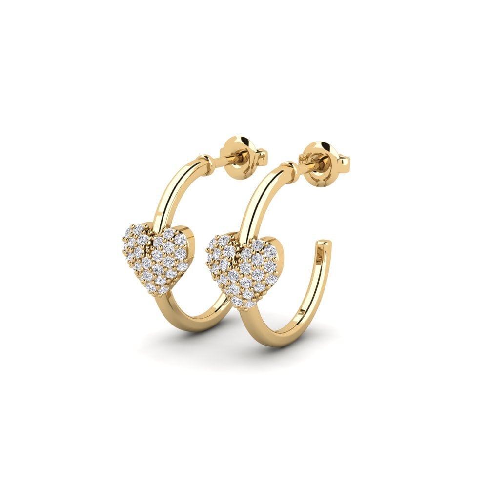 Diamant Dames Oorbellen Latania