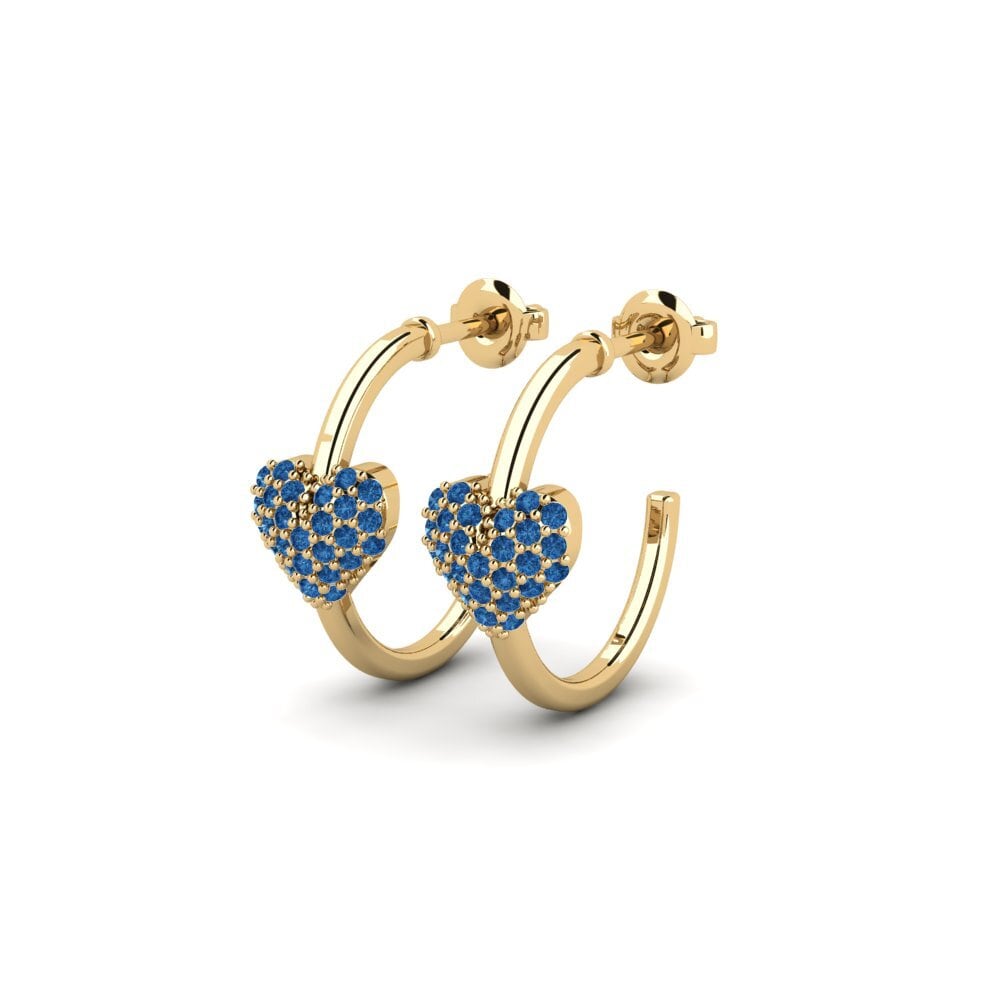 sapphire-zirconia Women's ต่างหู Latania