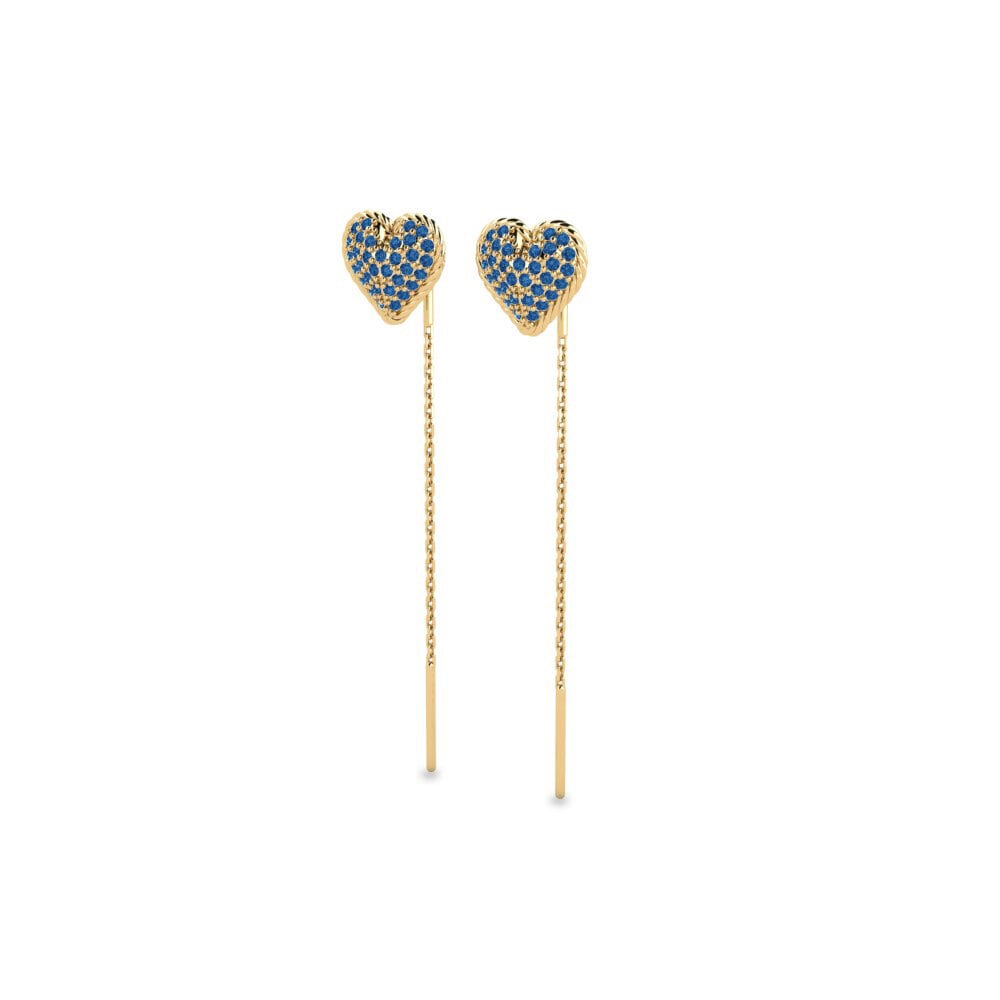 sapphire-zirconia Women's ต่างหู Lovesh