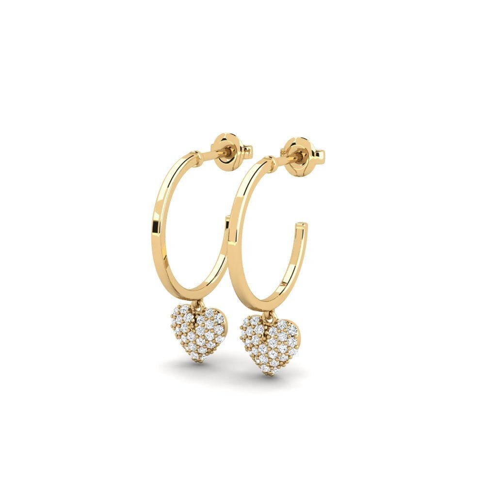 Zirkonia Damen ohrring Medeline