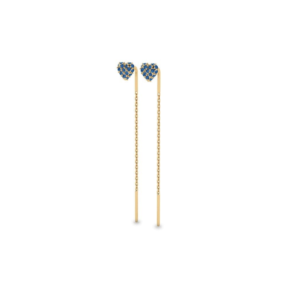 sapphire-zirconia Women's ต่างหู Okretan