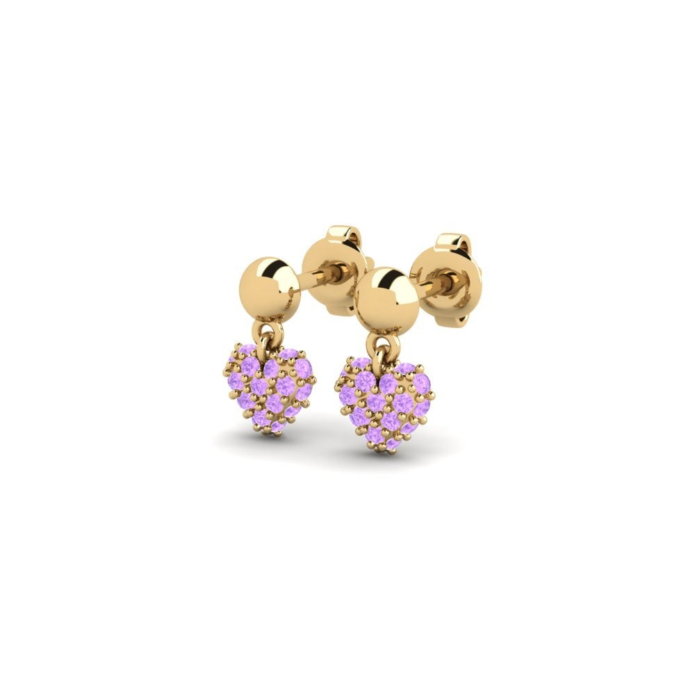 Amethyst Damen ohrring Zenix