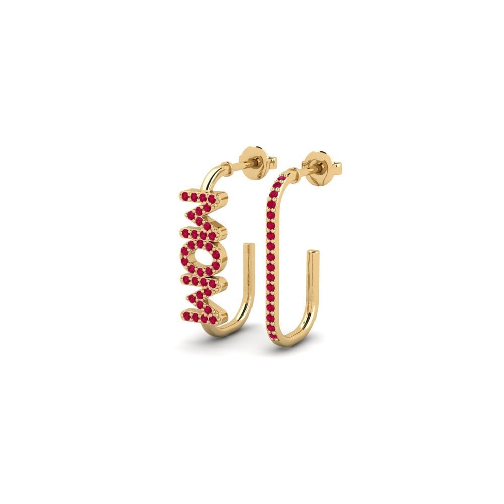 Ruby Women's Earring Mamage
