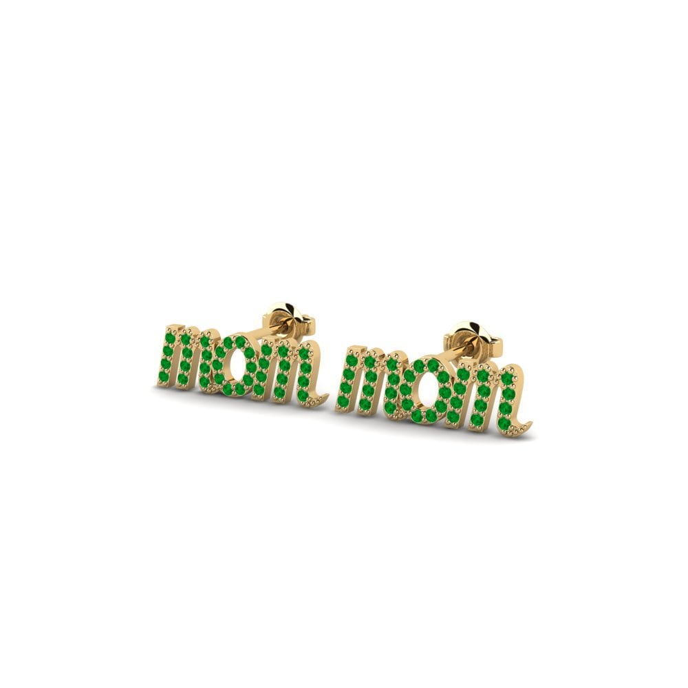 Emerald Women's Earring Mimento
