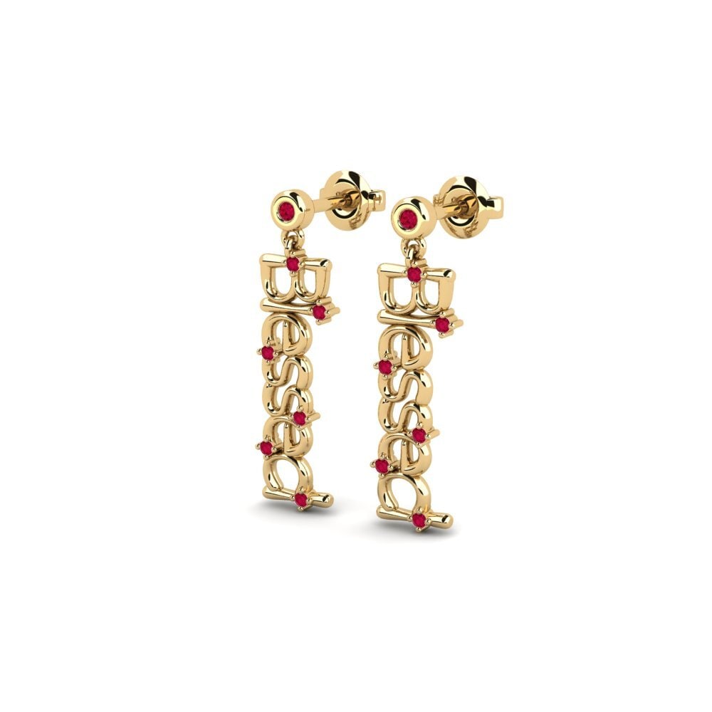 Ruby Women's Earring Noro