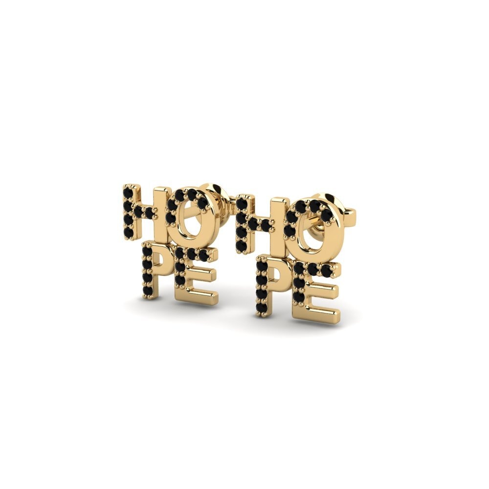 Black Diamond Women's Earring Percoyo