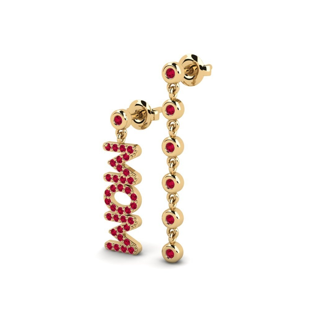 Ruby Women's Earring Plitvice