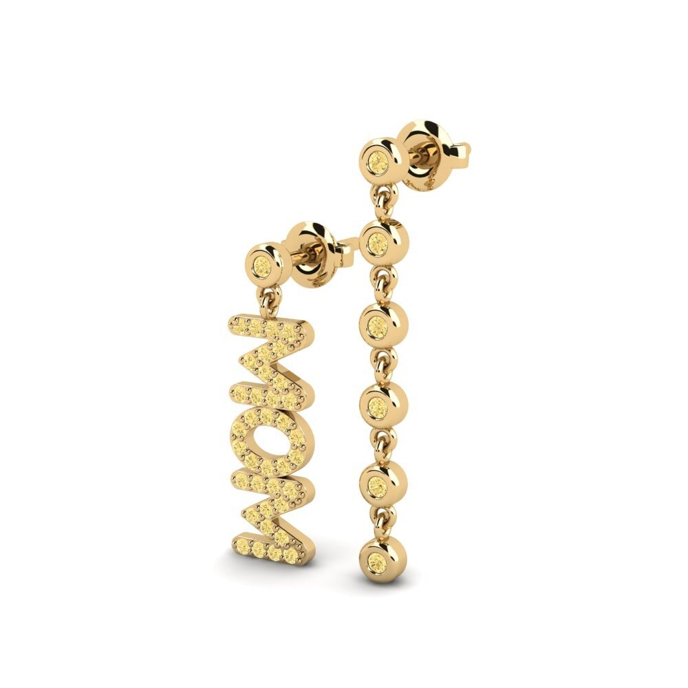 Yellow Diamond Women's Earring Plitvice
