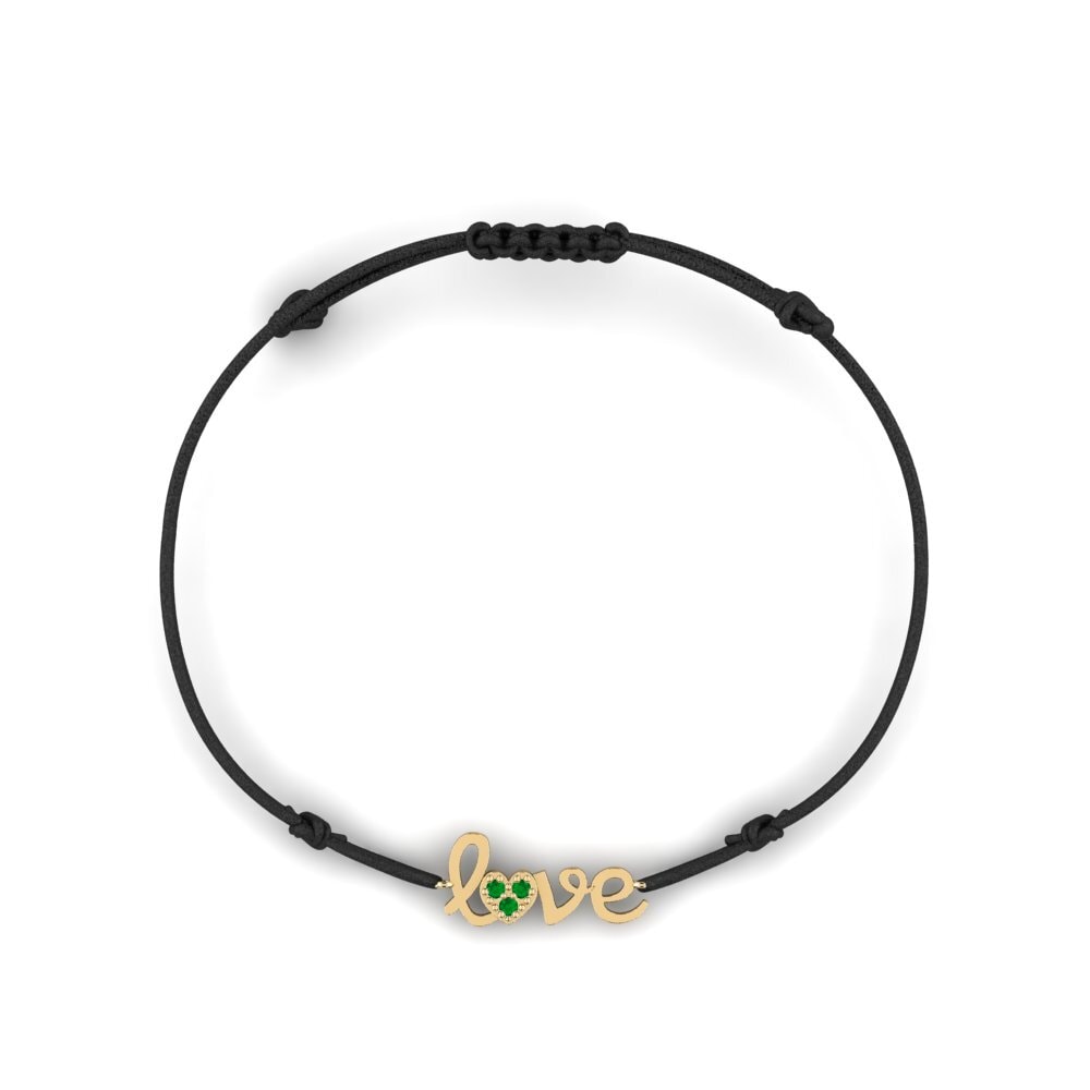 Esmeralda Pulsera de cordón Prekat