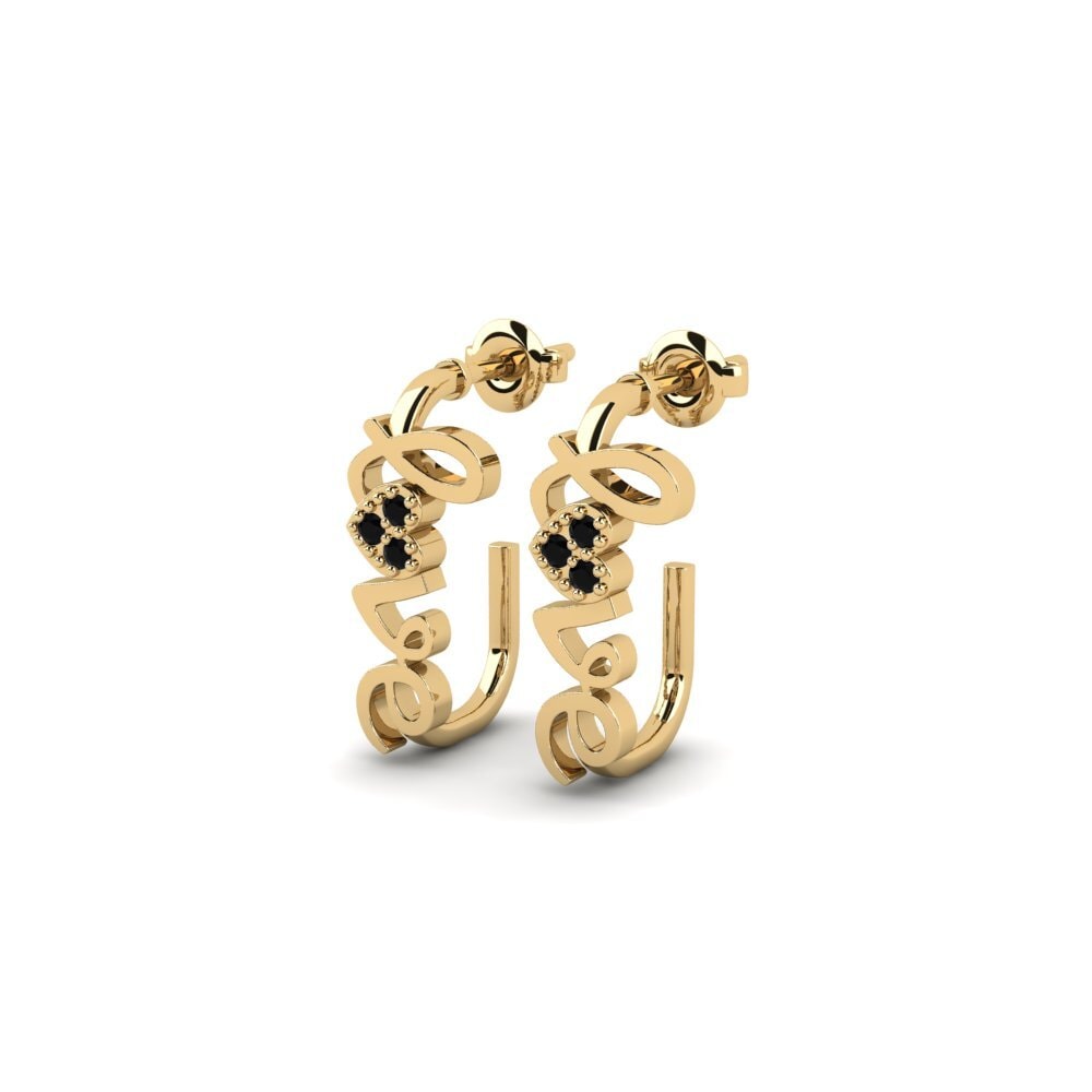 Black Diamond Women's Earring Rlong