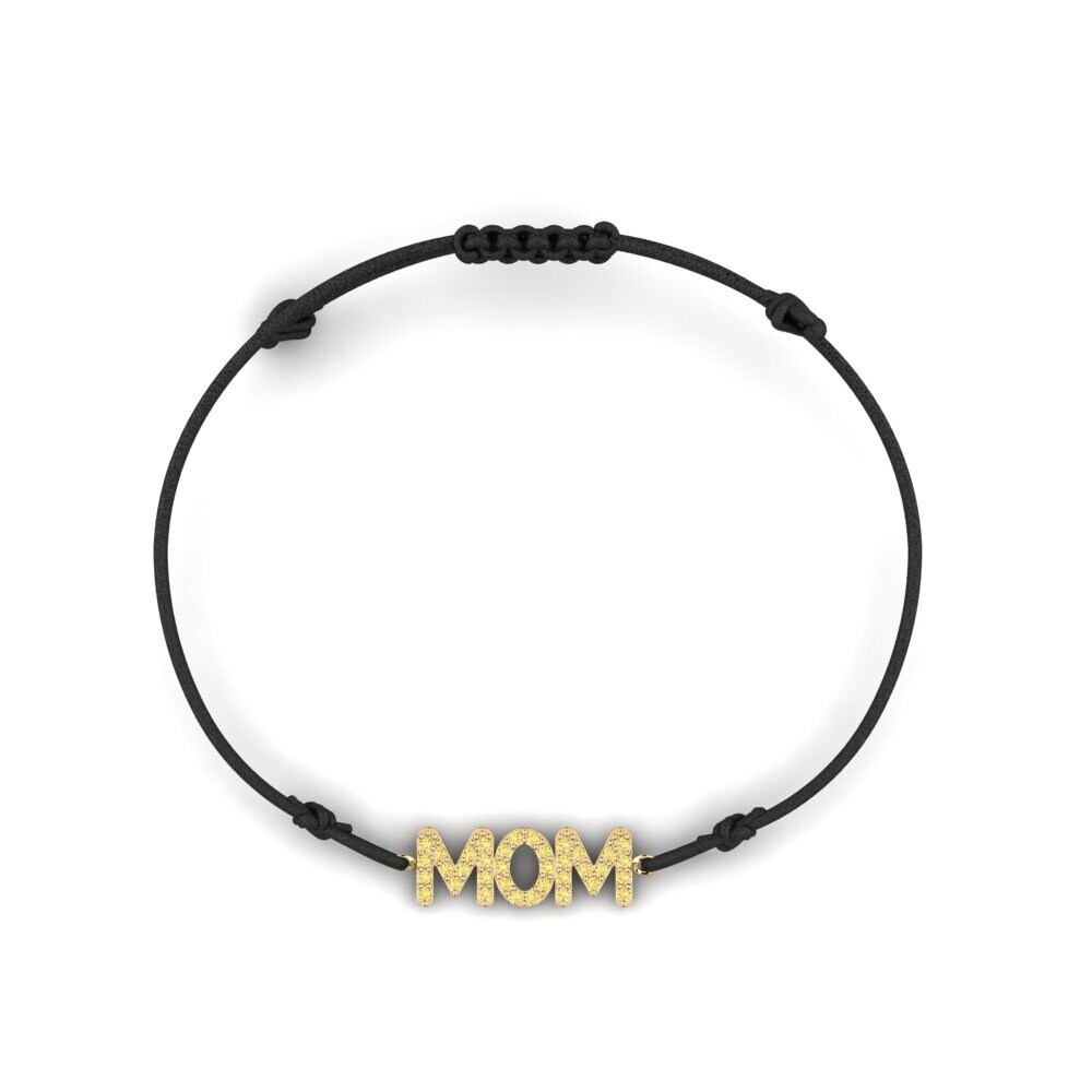 Yellow Diamond Cord Bracelet Rotorua