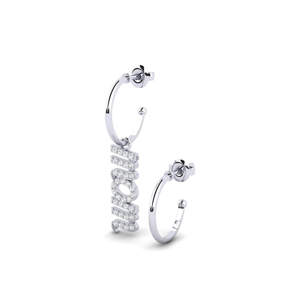 White Silver Women's Earring Saikung