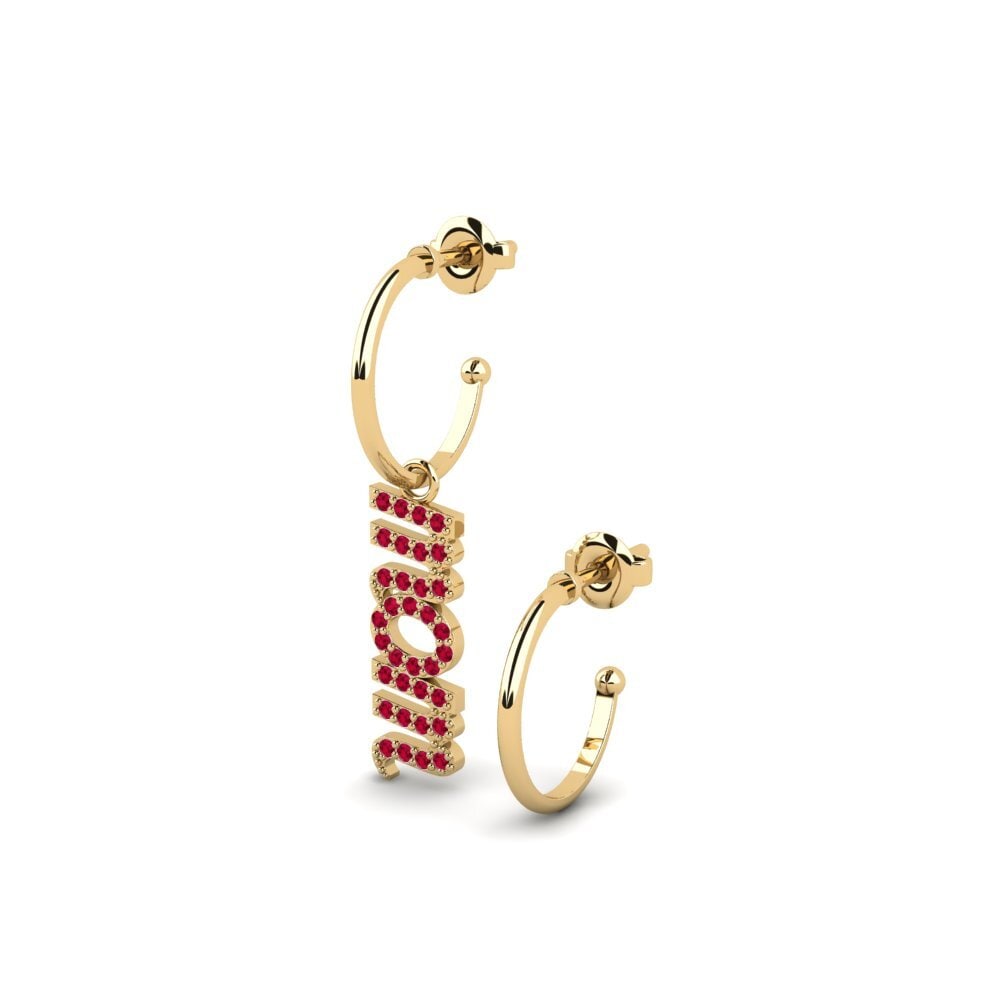 Ruby Women's Earring Saikung