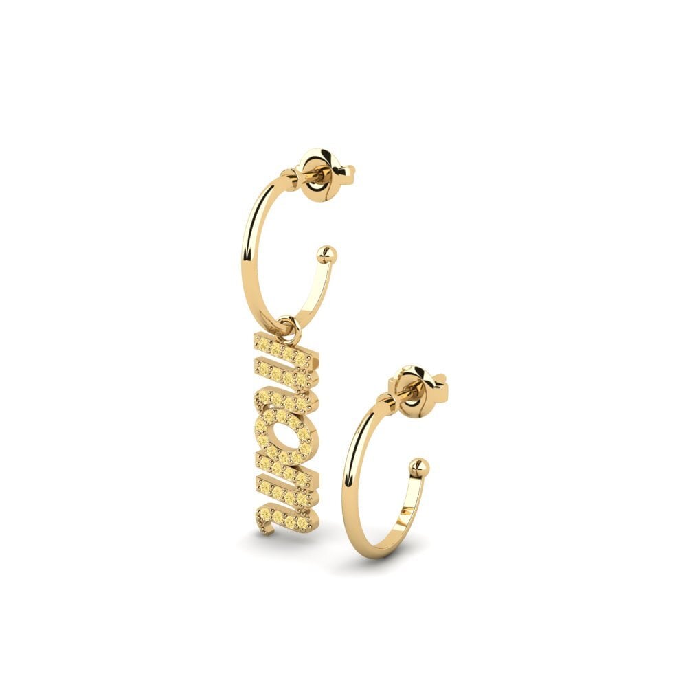 Yellow Diamond Women's Earring Saikung