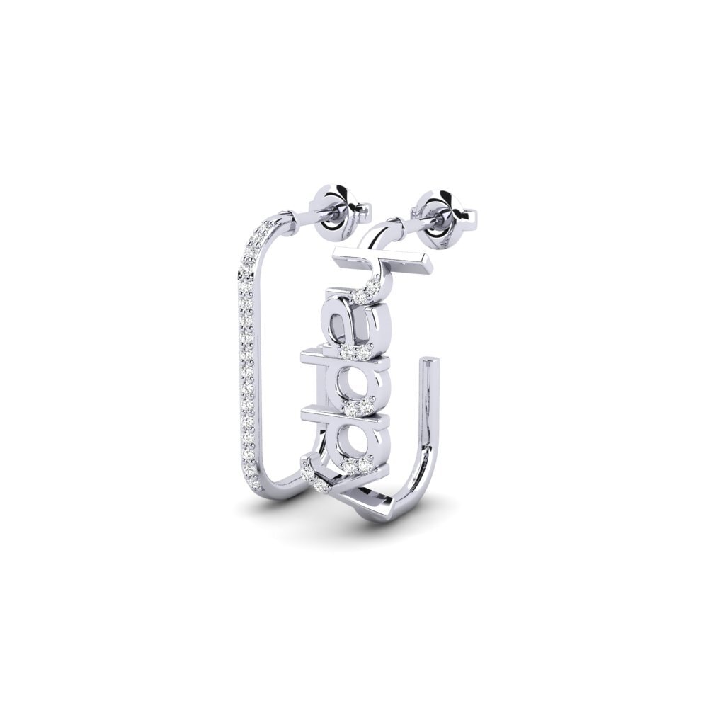 White Silver Women's Earring Sindisi