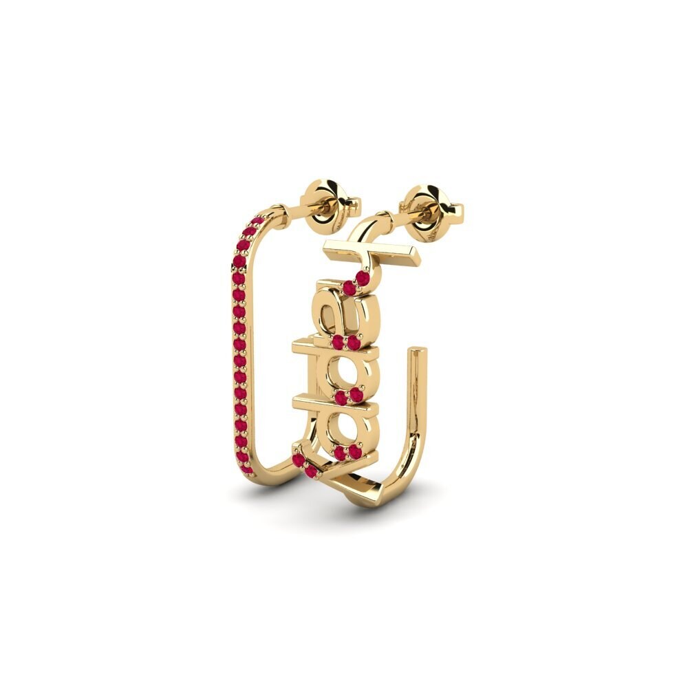 Ruby Women's Earring Sindisi