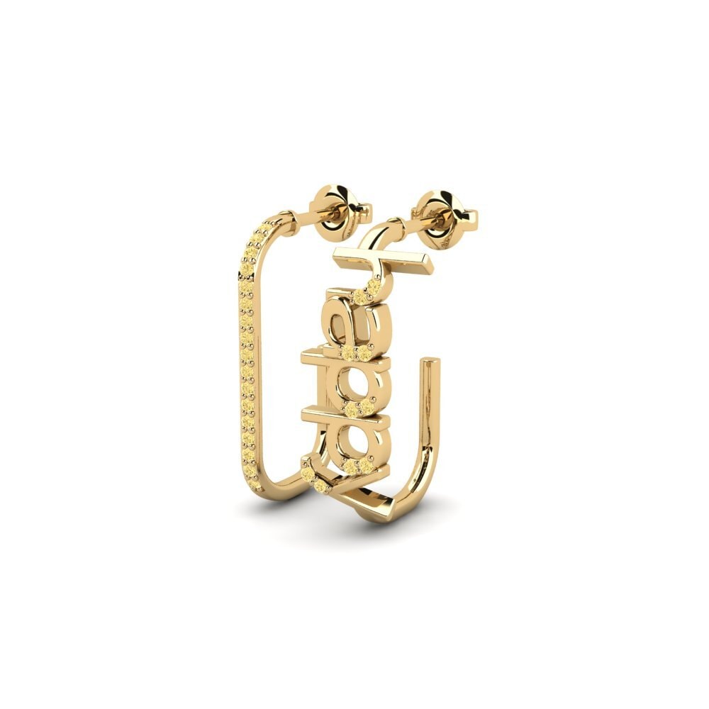 Yellow Diamond Women's Earring Sindisi