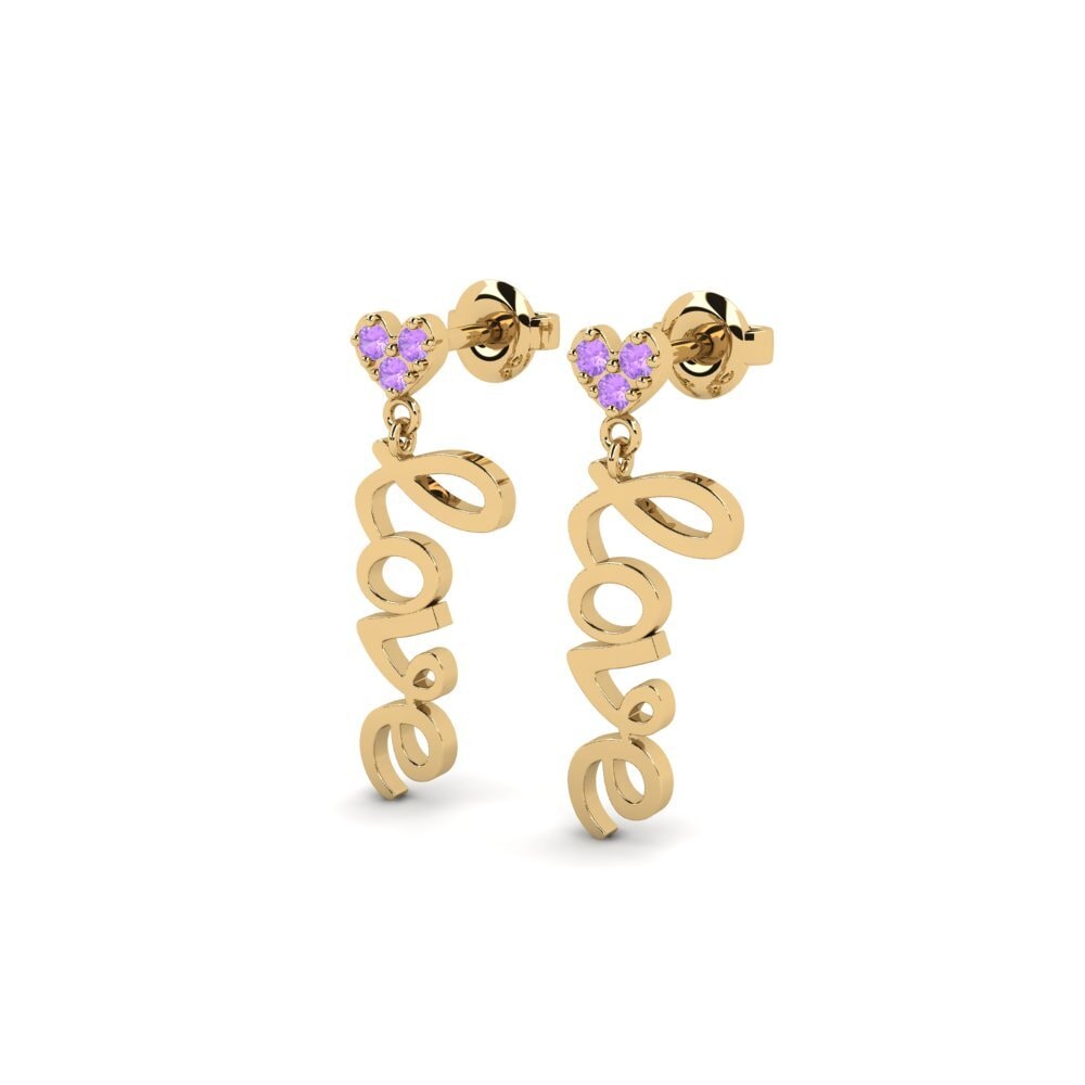 Amethyst Damen ohrring Sulis