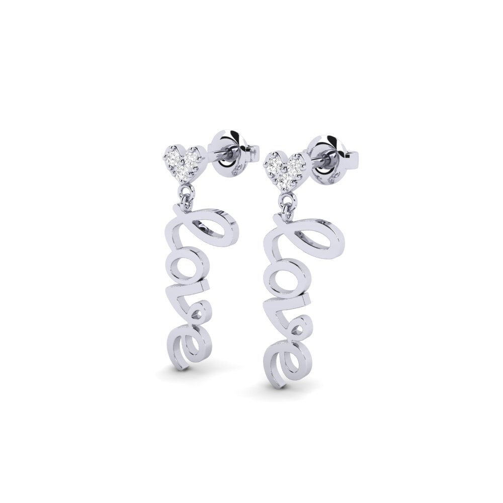 White Silver Women's Earring Sulis