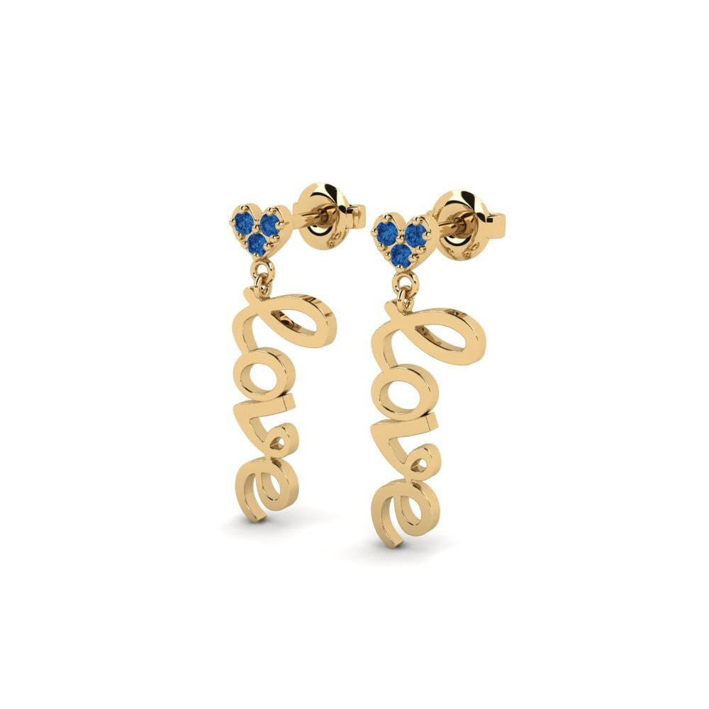 sapphire-zirconia Women's ต่างหู Sulis