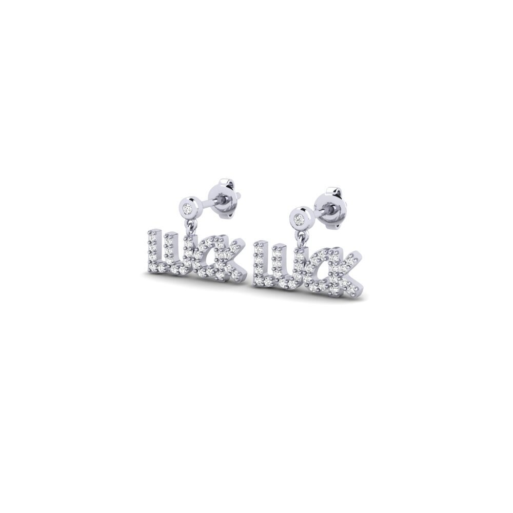 White Silver Women's Earring Taruja