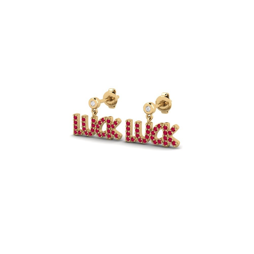 Ruby Women's Earring Taruja