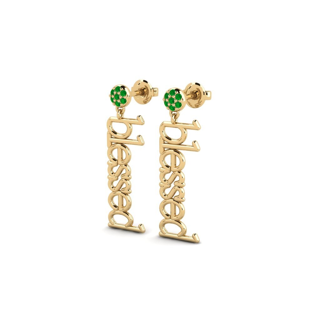 Emerald Women's Earring Tigoa