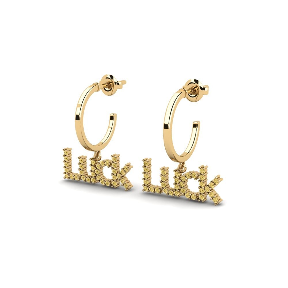 Yellow Diamond Women's Earring Vrana