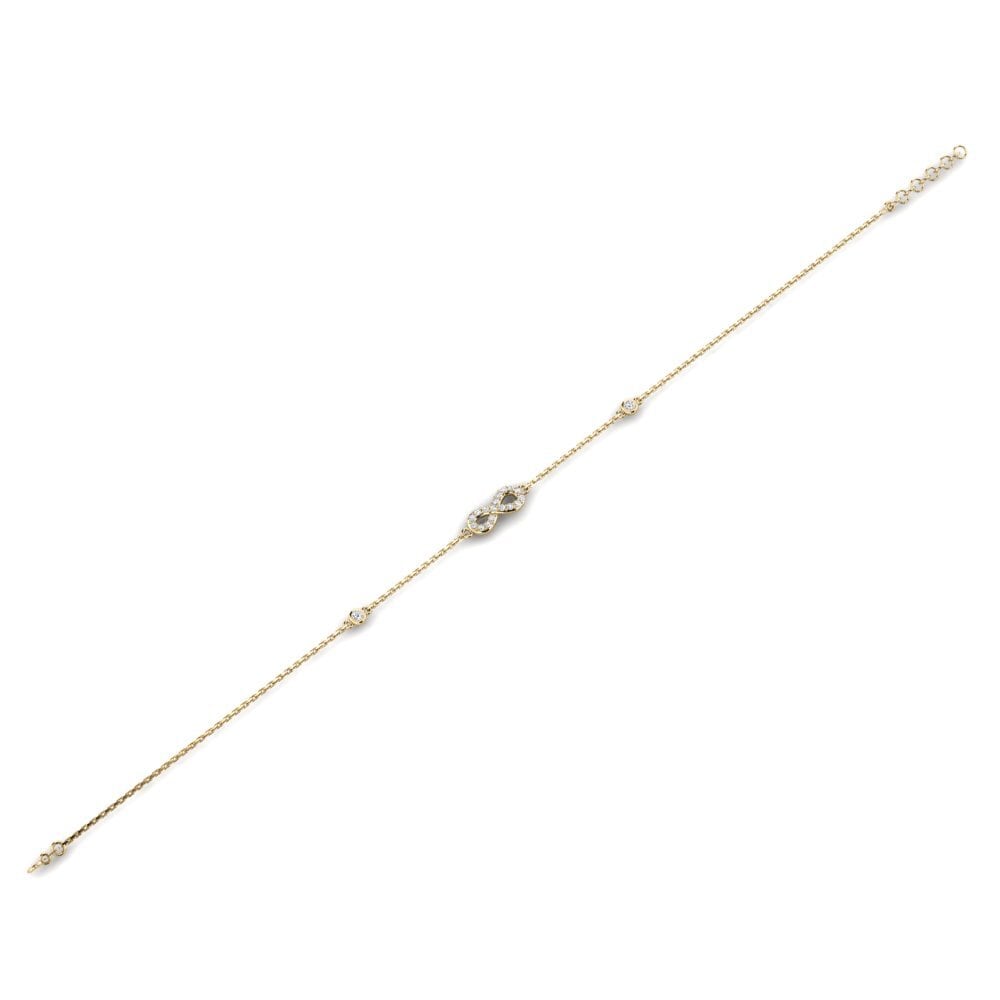 Zafiro blanco Pulsera de Mujer Alayen