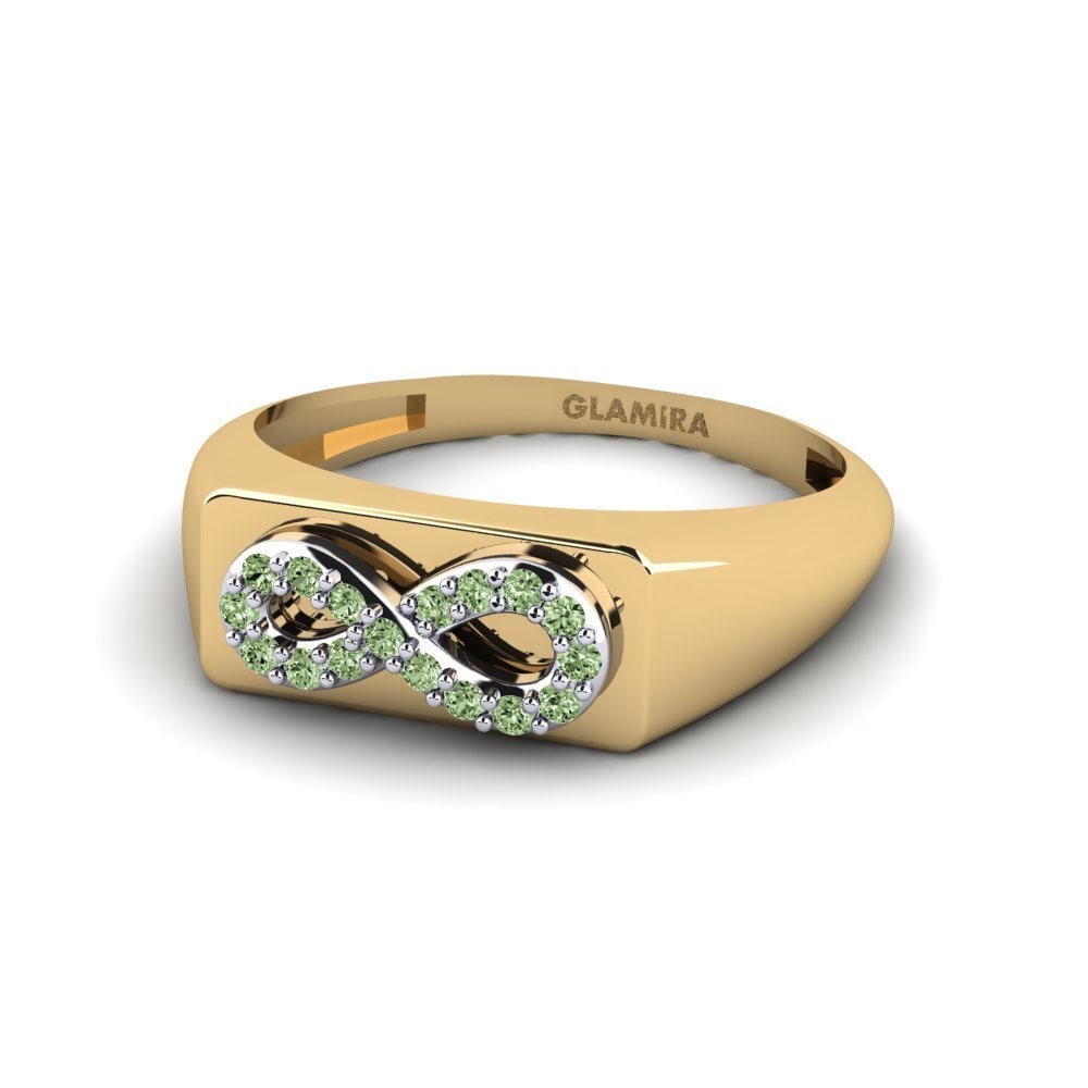 Diamante Verde Anel Arwa