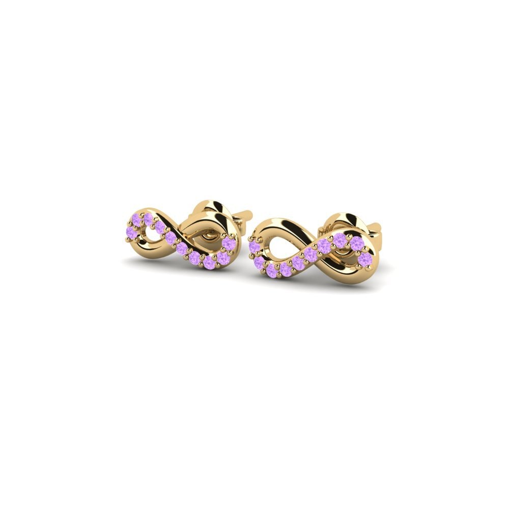 Amethyst Damen ohrring Pond