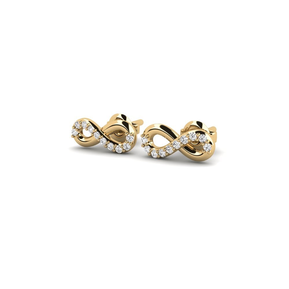 Moissanite Boucle d'oreille femme Pond