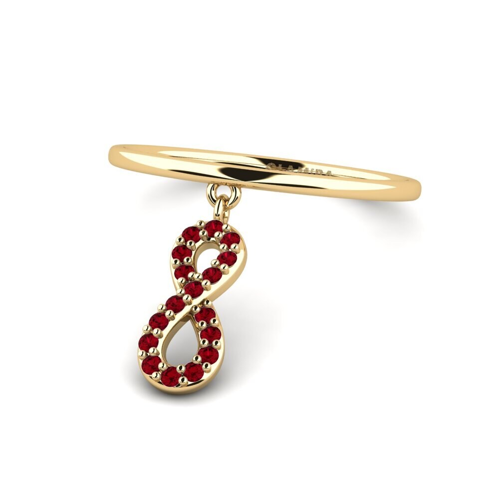 Circonita Roja Anillo Tornado